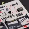 KELIK K48113 UH-60A Black Hawk - Type 1 interior 3D decals for ICM kit 1/48